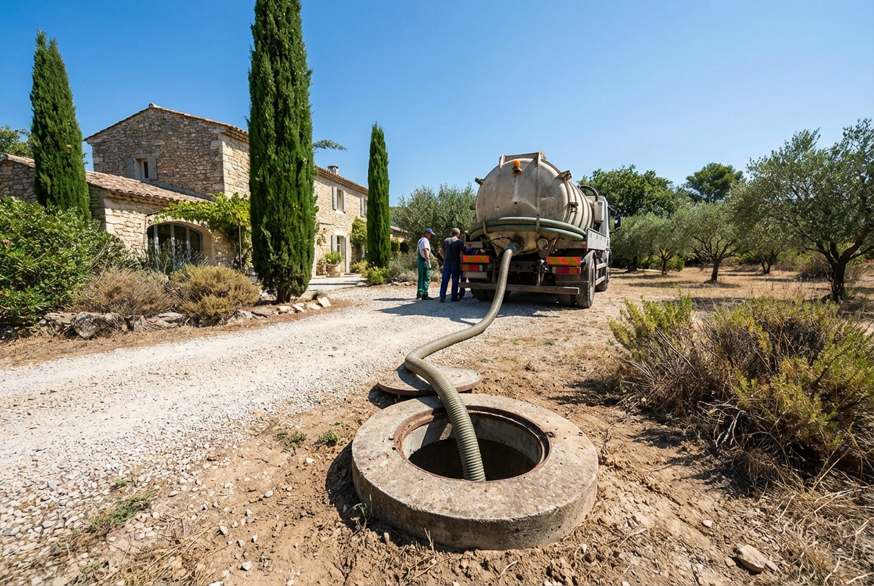 Vidange de fosse septique et bac à graisse à Perpignan